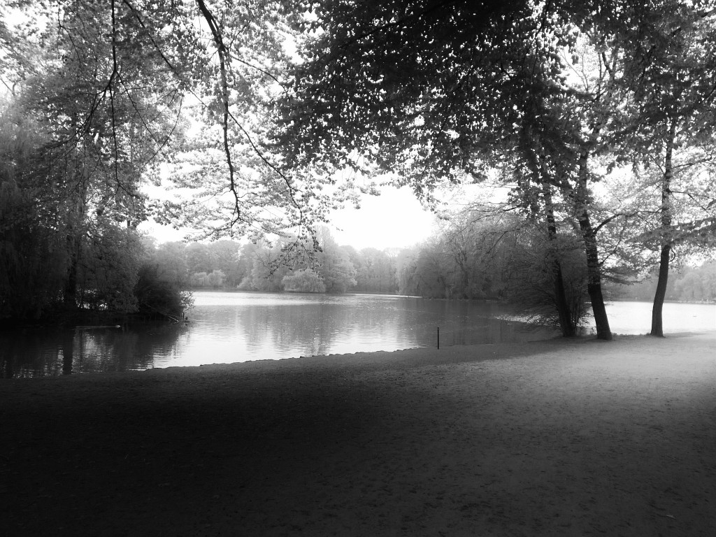 Kleinhesseloher See im Englischen Garten.