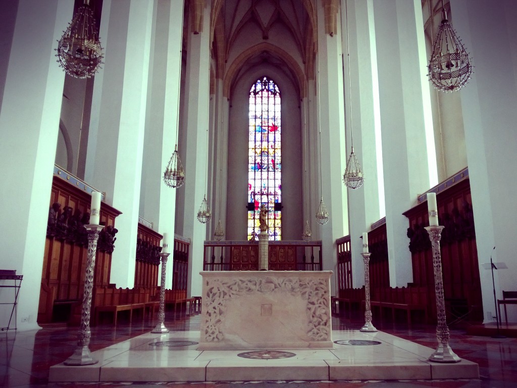 Altar in der Frauenkirche.