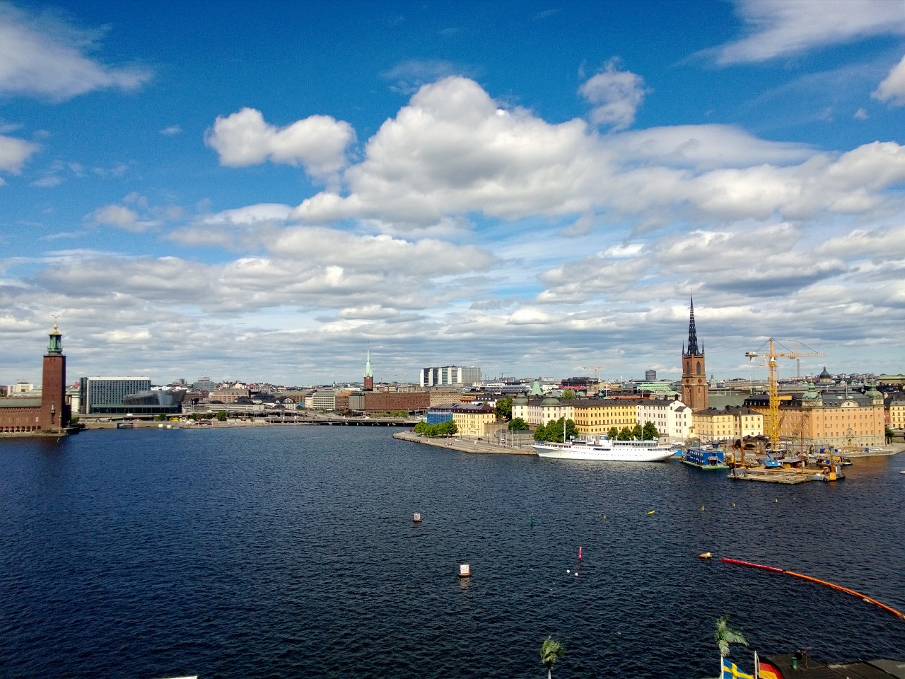 Eine grandiose Aussicht auf Stockholm …