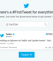 Der erste Tweet #FirstTweet