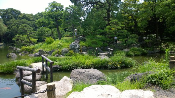 Im Kiyosumi Garten.