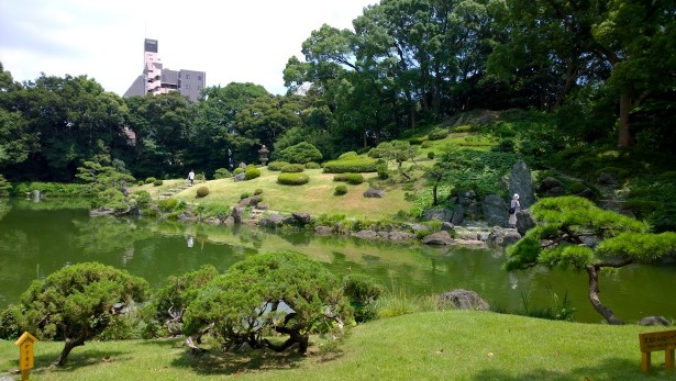Im Kiyosumi Garten.